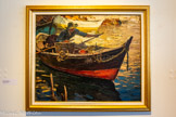<center>Laurent Mattio</center>Fin de journée, Martigues. Huile sur panneau 60x73 cm Collection particulière.