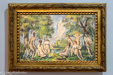 <center>Paul Cézanne 1839-1906</center>Les Baigneuses
Vers 1895. Huile sur toile
Dépôt de l'état. Musée d'Orsay. 1984