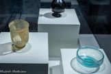 Bol
Verre
Époque romaine
Fouilles du Rhône, 2011
Arles, musée départemental Arles antique, dépôt du Drassm.
<br> Gobelet
Verre. Fin du Ier-IIe s. apr . J.-C.
