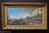 <center>Luca Carlevarijs</center>Udine, 1663 - Venise, 173.
L’entrée du comte de Gergy, ambassadeur de France à Venise, au Palazzo Ducale le 5 novembre 1726