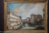 <center>Gianantonio Canal, dit Canaletto</center>Venise, 1697 - 1768
Il Rio dei Mendicanti, vers 1723
Huile .sur toile