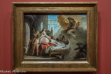 <center>Giambattista Tiepolo</center>Venise, 1696-Madrid, 1770
Jupiter apparaissant à Danaé, 1736
Huile sur toile