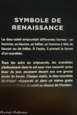 SYMBOLE DE RENAISSANCE.
Le dieu-soleil empruntait différentes formes : un homme, un faucon, un bélier, un homme à tête de faucon ou de bélier. À l'aube, il prenait la forme d'un scarabée.
Tous les soirs au crépuscule, les scarabées s'enfouissent dans le sol pour n'en ressortir qu'au lever du jour, poussant devant eux une grosse boule de bouse. Chaque matin, le dieu-scarabée Rê-Khépri réapparaît et dans un même geste pousse le disque su soleil au-dessus de l'horizon.