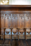 <center>Monestiès.</center>Les stalles qui ornaient la chapelle du château de Combefa.