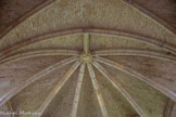 <center>Abbaye de Beaulieu-en-Rouergue  </center>Voûte du choeur, avec dans la clé de voûte, l'agneau.