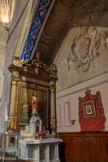 <center>Gaillac</center>L’église Saint-Pierre. Tableau : Adoration du Sacré-Coeur par les anges. Deux anges en adoration devant le Coeur Sacré de Jésus. 18e siècle.