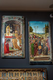 <center>Le musée Goya.</center>Retable : La Messe de saint Grégoire. La Résurrection d’un jeune homme .