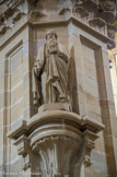 <center>San Sebastian</center>Eglise Sainte Marie. Lesstatues des quatre évangélistes sont placées  sur les colonnes centrales. St Marc.