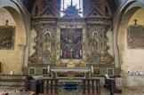 <center>Lescar</center>La cathédrale Notre-Dame. Retable fin XVIIe siècle.