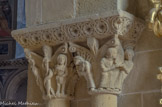 <center>Lescar</center>La cathédrale Notre-Dame. Adam et Eve. Caîn et Abel.