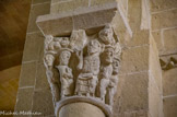 <center>Lescar</center>La cathédrale Notre-Dame. Christ bénissant et 5 apôtres..