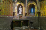 <center>Lourdes.</center>Crypte de la Basilique de l'Immaculée-Conception. Chapelle Saint Pierre.