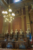 <center>L'hôtel de ville</center>La salle du conseil municipal.