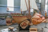 <center>Ile de Nantes. </center> Le carrousel des Mondes marins sera une structure géante de 25 m de haut, peuplée de créatures marines sur trois niveaux ; mer, abysses et fonds marins. Il sera implanté en bord de Loire. Sur les 32 éléments prévus, une dizaine est exposée dans la Galerie et d'autres sont en cours de réalisation dans l'Atelier.