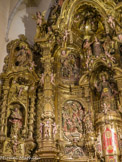 <center>Église Santa Maria de Cadaqués. </center>Retable de l'église Santa Maria de Cadaqués (par Pau Costa 1665-1727), dédié à Notre-Dame de l’Espérance, de style baroque. Naissance de la Vierge et l'Annonciation.