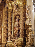 <center>Église Santa Maria de Cadaqués. </center>Retable de l'église Santa Maria de Cadaqués (par Pau Costa 1665-1727), dédié à Notre-Dame de l’Espérance, de style baroque. Saint Luc.