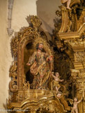 <center>Église Santa Maria de Cadaqués. </center>Retable de l'église Santa Maria de Cadaqués (par Pau Costa 1665-1727), dédié à Notre-Dame de l’Espérance, de style baroque. Saint Matthieu.