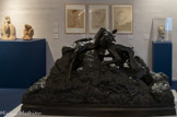 Faune guettant une nymphe. Paul Dardé. Bronze, 1924.
