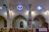 Chapelle des Pénitents. <br> La nef et les bas côtés ont été restaurés en 2015. Les chapelles du bas côté nord, de style gothique, dateraient du XIVe siècle. On peut y voir deux culots, l’un à motif végétal et l’autre représentant un personnage accroupi.