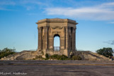 <center>Place Royale du Peyrou. </center> Le chateau d'eau