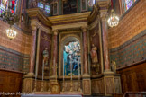 <center>Église Saint-Matthieu</center>Maître-autel : Partie basse attribuée à François Boher. Statue de l’évangéliste Mathieu du “cambril” de Boher (1804). Statues des apôtres Pierre et Paul d’Antoine Chauvenet (1808). Partie supérieure du retable de Joseph Nègre (1819).