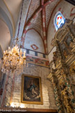 <center>Notre-Dame de la Réal.</center>Assomption de la Vierge. La Vierge est emportée au Ciel sur des nuées. Des anges sont présents. On est proche de l'interprétation de cette scène par Vouet.