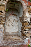 <center>Montée vers le sanctuaire de la Madonna di Reggio.</center> Oratoire. La flagellation.