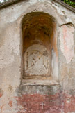 <center>Montée vers le sanctuaire de la Madonna di Reggio.</center> Oratoire. Ler Christ à la colonne.