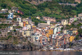 <center>De Portovenere à Monterosso en bateau.</center> Riomaggiore.