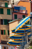 <center>De Portovenere à Monterosso en bateau.</center> Riomaggiore.
