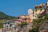 <center>De Portovenere à Monterosso en bateau.</center> Manarola.