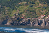<center>De Portovenere à Monterosso en bateau.</center> Corniglia.