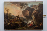 JEAN-BAPTISTE TIERCE
Rouen 1737-Firenze? 1790 circa o 1794
o CLAUDE-JOSEPH VERNET
Avignon 1714 - Parigi 1769
Le cascate di Tivoli