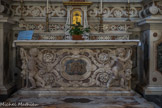 L’Eglise de San Luca. Autel de la Nativité de Jésus. Autel de Battista Orsolino, 1650.