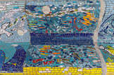 <center>Le banc </center>Bancs ULULE Ecole Maternelle Edouard Vaillant, Ecole National CP 13003. 2019. Les petits poissons portent les noms de élèves.