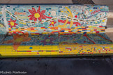 <center>Le banc </center>IME La Martiale, AMSP, 13012, 2019. IME : Institut Médico Educatif. Soleil Ciel Musica <br> Maison de Retraite Le Chêne Vert, Septèmes-les-Vallons, 2019.