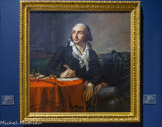 <center>Portrait de Giuseppe Favrega</center>Anne-Louis Girodet – Trioson. Montargis, 1767 - Paris, 1824. Huile sur toile, 1792.