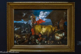 <center>Les Animaux entrant dans l’Arche de Noé.</center>Huile sur toile.
Giovanni Benedetto Castiglione. Gênes, 1609-Mantoue, 1663-1665