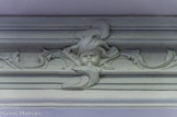 <center></center><center>Chambre de Madame.</center> Dans les milieux de la frise, les quatre vents : Borée (vent du Nord), Euros (vent d'Est), Notos (vent du Sud) et Zéphyr (vent d'Ouest).