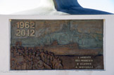 <center></center><center> Monument aux Rapatriés.</center> Représentation monumentale d’une scène de l’arrivée en 1962 à Marseille de plus de 600 000 Français d’Algérie. Cette œuvre a été réalisée par Monsieur Gérard VIE, sculpteur officiel des armées, réalisateur du Mur des disparus à Perpignan, de la Stèle de Marignane, etde  la Stèle des Harkis à Port- Barcarès.