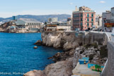 <center></center><center>L'hôtel et le restaurant Peron.</center> En contre bas, les anciens Bains Garcins, puis Sun Sea.