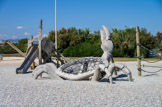 <center></center><center>Les plages du Prado.</center> Sculptures-jeux de Chotard.