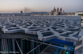 <center>Le MuCEM, le soir.</center>