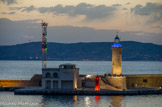 <center>Le MuCEM, le soir.</center>Le phare Ste Marie.