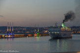 <center>Le MuCEM, le soir.</center>