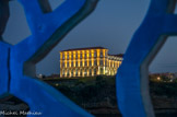<center>Le MuCEM, le soir.</center>