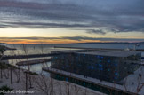 <center>Le MuCEM, le soir.</center> MuCEM in Lucem, 27 décembre 2013.