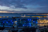 <center>Le MuCEM, le soir.</center> MuCEM in Lucem, 27 décembre 2013.