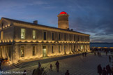 <center>Le MuCEM, le soir.</center> MuCEM in Lucem, 27 décembre 2013.