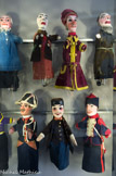 <center>Marionnettes à gaine </center>Gendarme, marionnette a gaine du théâtre Anatole (Champs-Elysées, Paris)
Emile Labelle, sculpteur et marionnettiste
Paris, France 1900-1950 Tissu, bois, carton MuCEM